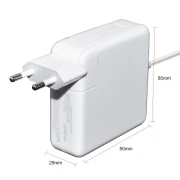 Makki зарядно за лаптоп заместител Laptop Adapter Apple - 18.5V 4.6A 85W L tip G1 MagSafe - MAKKI-NA-AP-32