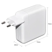 Makki зарядно за лаптоп заместител Laptop Adapter Apple - 61W TYPE-C With USB-C Cable - MAKKI-NA-AP-37