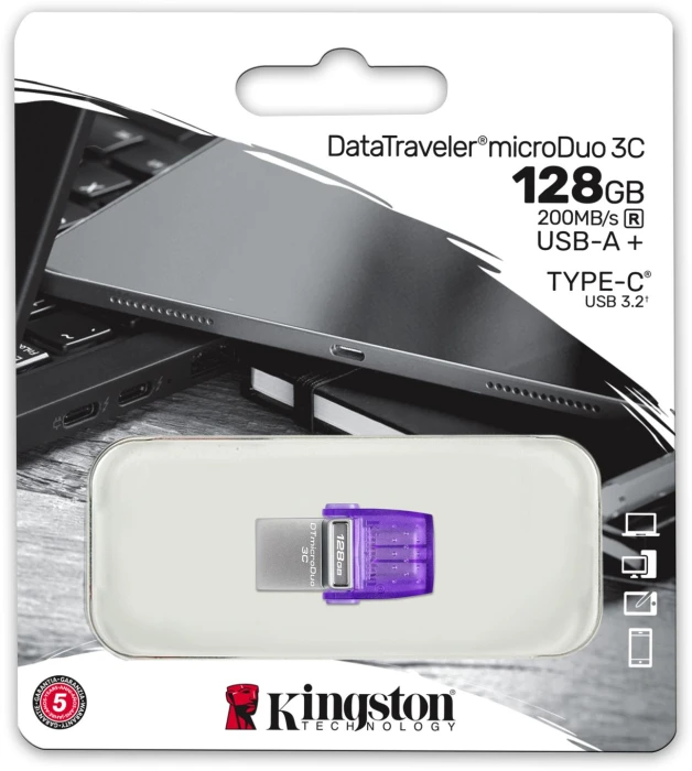 Kingston DataTraveler microDuo 3C 128GB