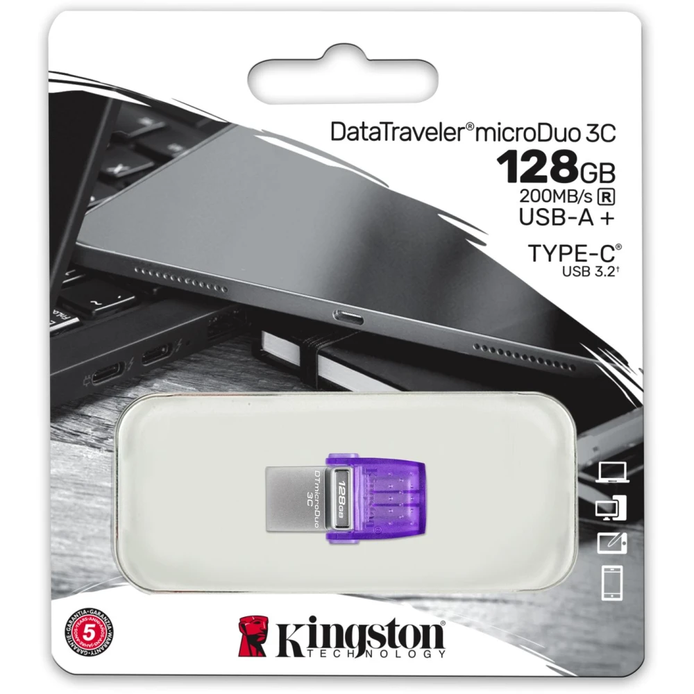 Kingston DataTraveler microDuo 3C 128GB