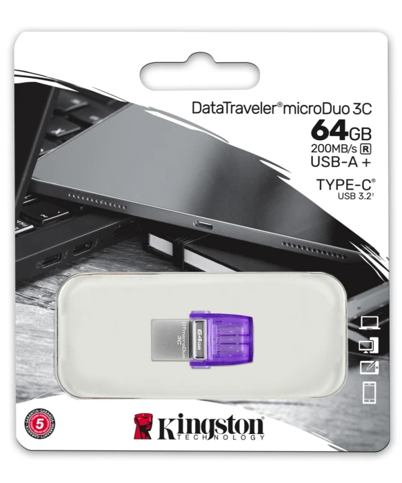 Kingston DataTraveler microDuo 3C 64GB