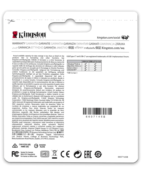 Kingston DataTraveler microDuo 3C 64GB