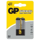 Цинк карбонова батерия GP Supercell 1604E, 6F22, 9V, 1 бр. блистер
