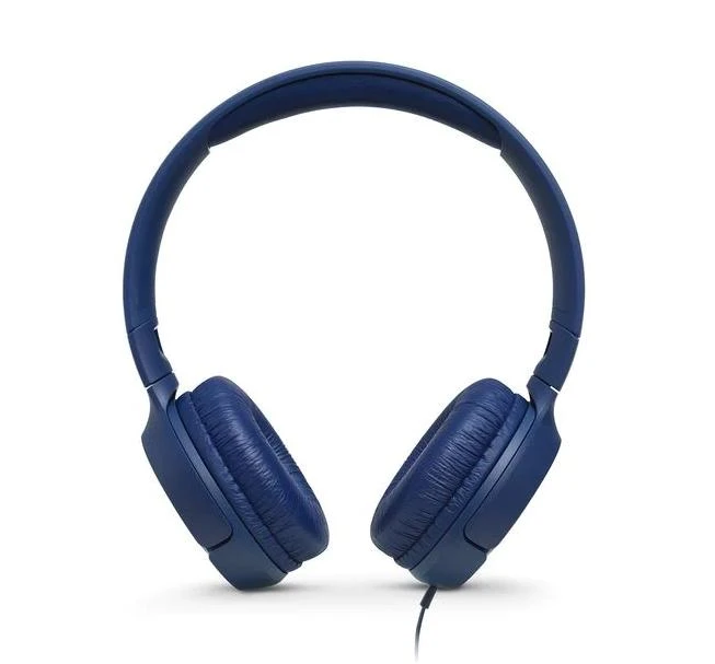 Слушалки on-ear JBL T500, Син