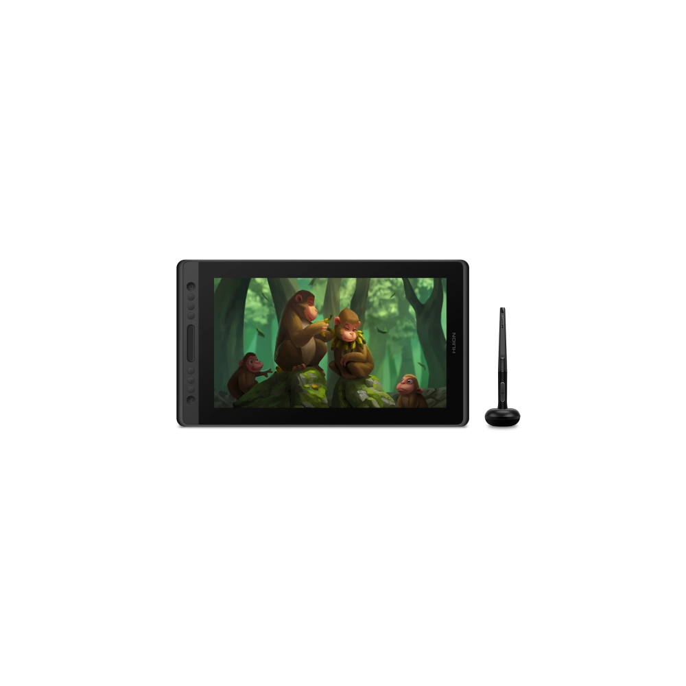 Графичен дисплей таблет HUION Kamvas Pro 16 Premium, USB-C, Черен/Сребрист