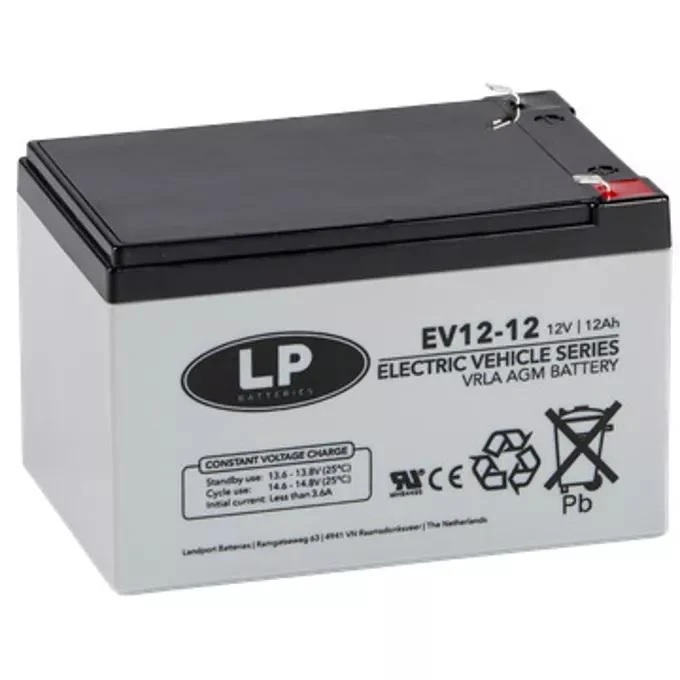 Оловна Гелова Батерия (EV12-12) AGM  12V / 12 Ah - 151 / 98 / 95mm терминал2 RITAR