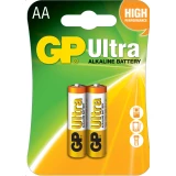 Алкална батерия GP ULTRA LR6 AA /2 бр. в опаковка/ 1.5V GP, GP15AU