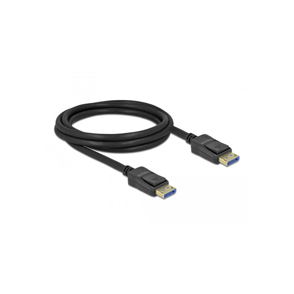 Кабел Delock DisplayPort 2.0 мъжко - DisplayPort мъжко, 2.0м, 10K