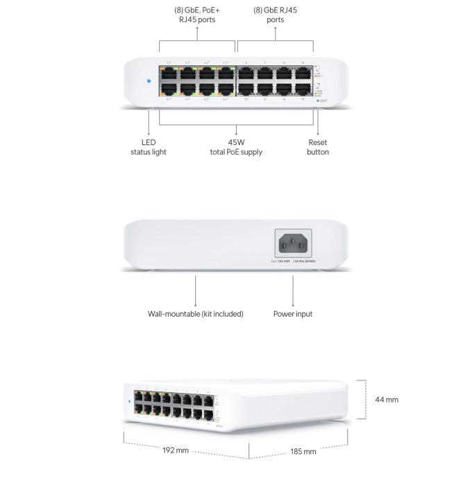 Ubiquiti Lite 16 PoE Gen2
