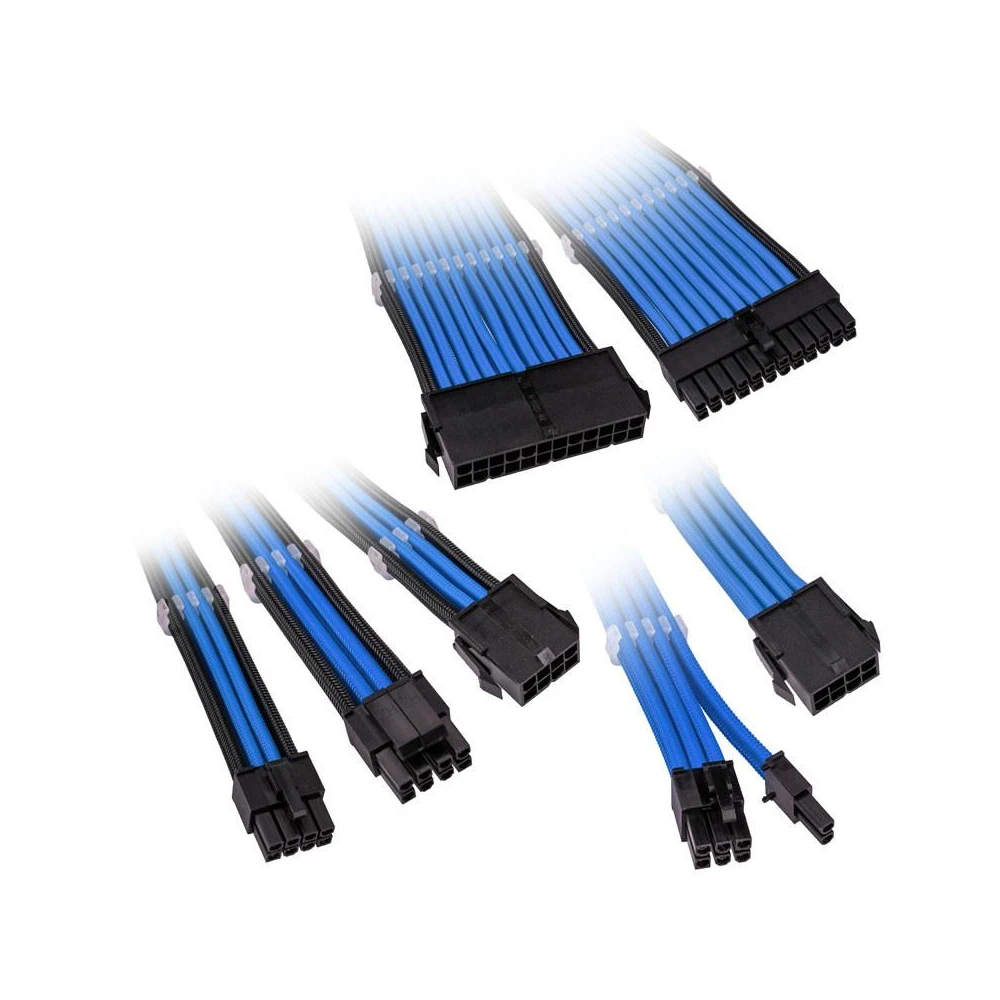 Комплект оплетени кабели Kolink Core, Blue