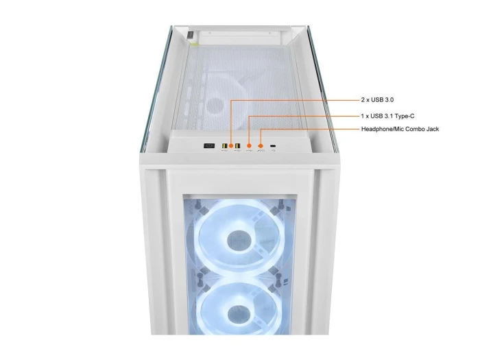 Corsair iCUE 5000X RGB QL White