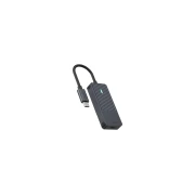4-портов хъб USB-C RAPOO UCH-4002, 4 x USB-C, Черен