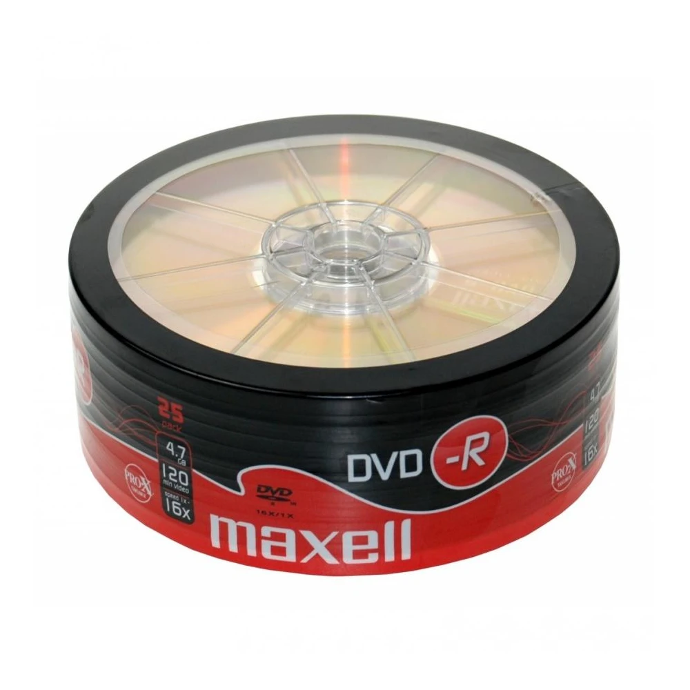 DVD-R MAXELL, 4,7 GB, 16x, 25 бр.