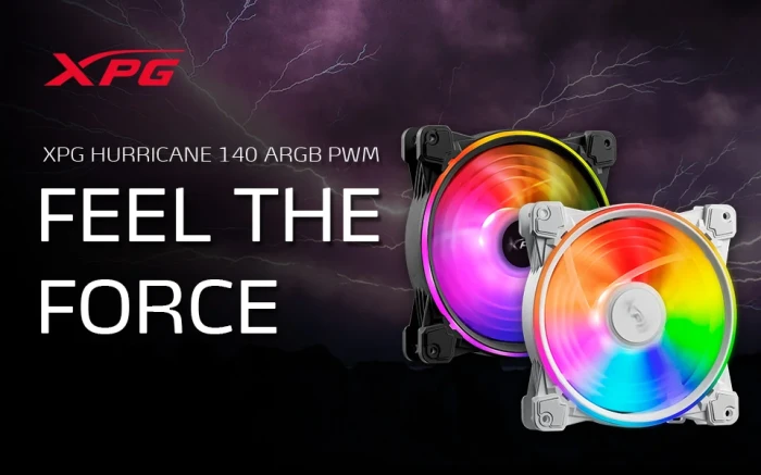 XPG HURRICANE 140 ARGB PWM Black
