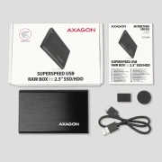 AXAGON EE25-A6M кутия за диск 2.5"