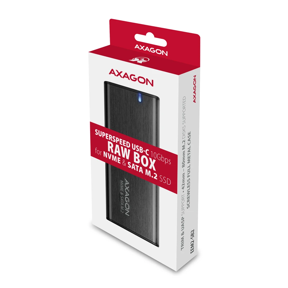 AXAGON EEM2-SB2 M.2 NVMe & SATA SSD