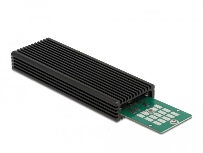 Външна чекмедже Delock за M.2 NVMe PCIe или SATA SSD, USB-C 3.2 Gen 2