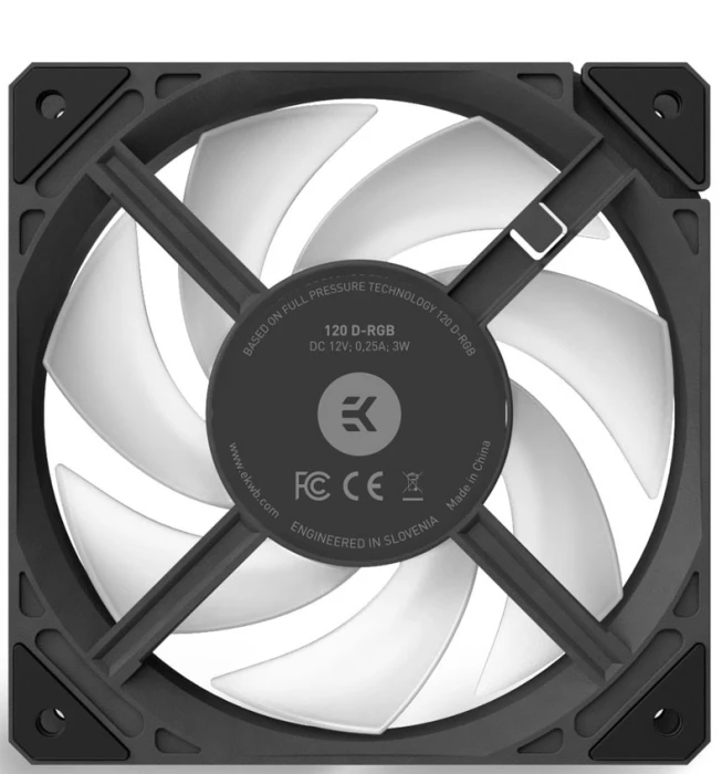 EKWB EK-Loop Fan FPT 120 D-RGB Black