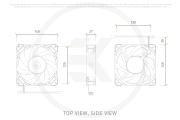 EKWB EK-Loop Fan FPT 140 D-RGB Black