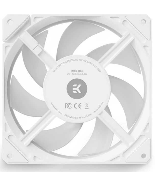 EKWB EK-Loop Fan FPT 140 D-RGB White