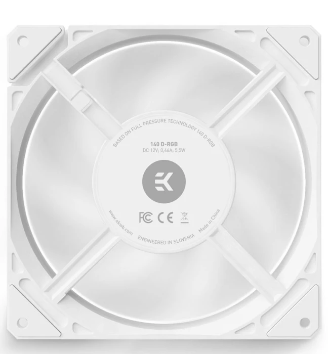 EKWB EK-Loop Fan FPT 140 D-RGB White