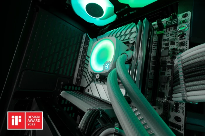 EKWB EK-Nucleus AIO CR360 Lux D-RGB - White