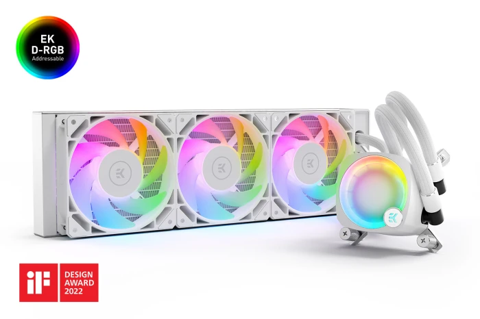 EKWB EK-Nucleus AIO CR360 Lux D-RGB - White
