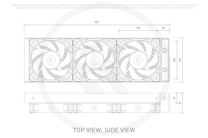 EKWB EK-Nucleus AIO CR360 Lux D-RGB - White