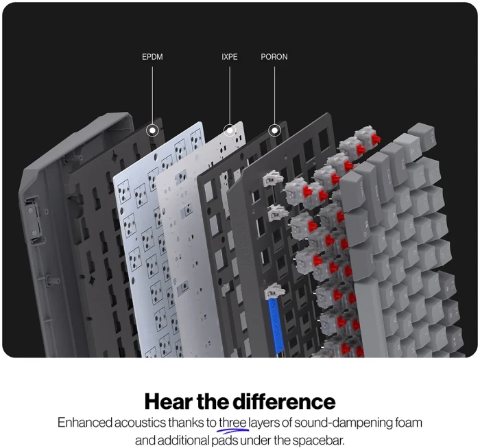 Endorfy Thock V2 75% Red switch