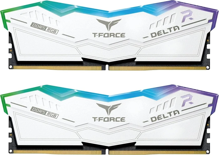 32GB (2x16) DDR5-6000 CL38 Team Group T-Force Delta RGB White