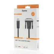 Кабел HAMA 205018, HDMI мъжко - DVI/D мъжко, 1.5 м