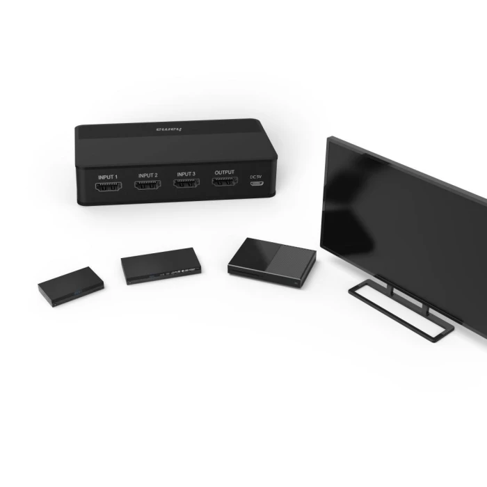 HAMA Превключвател / суич 4K-HDMI 3x1