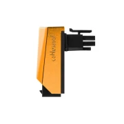 CableMod 12VHPWR 90 Degree Angled Adapter - Variant A Orange