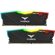 16GB (2x8) DDR4-3200 CL16 Team Group T-Force Delta RGB Black