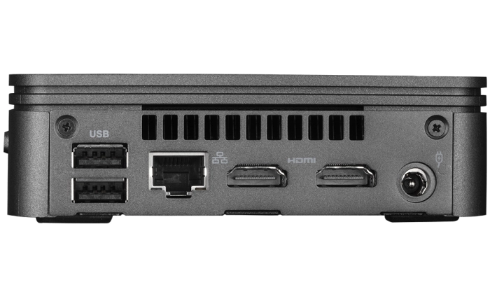 Мини компютър Gigabyte Brix BRi3H-10110, Intel® Core™ i3-10110U, 2 x SO-DIMM DDR4, M.2 SSD,HDD/SSD,USB Type-C™, WF+BT, черен