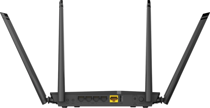 Безжичен рутер D-LINK DIR-825/EE AC1200, 2.4/5 GHz, 300 - 867 Mbps, 10/100/1000