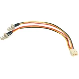 VCom Fan Y-Splitter 3pin > 2x3pin 30cm