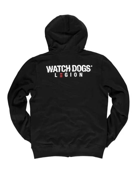 Суитчър BIOWORLD Watch Dogs Legion, Men's Zipper Hoodie, XXL