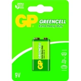 Цинк карбонова батерия GP 1604GLF-U1, 6F22, 9V, Greencell, 1 бр. блистер