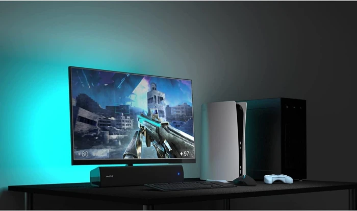 Bluetooth Soundbar Creative STAGE AIR V2, 2.0, USB-C, Aux-in, 10W, Черен