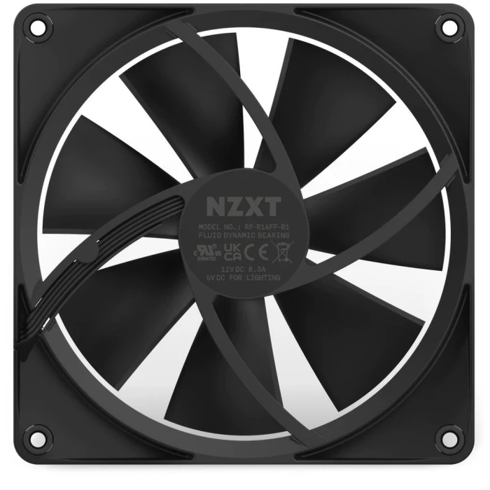 NZXT F140 RGB Black