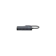 4-портов хъб USB-C RAPOO UCH-4002, 4 x USB-C, Черен