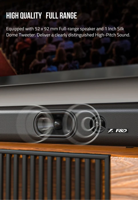 F&D HT-388D Wireless Soundbar 120W
