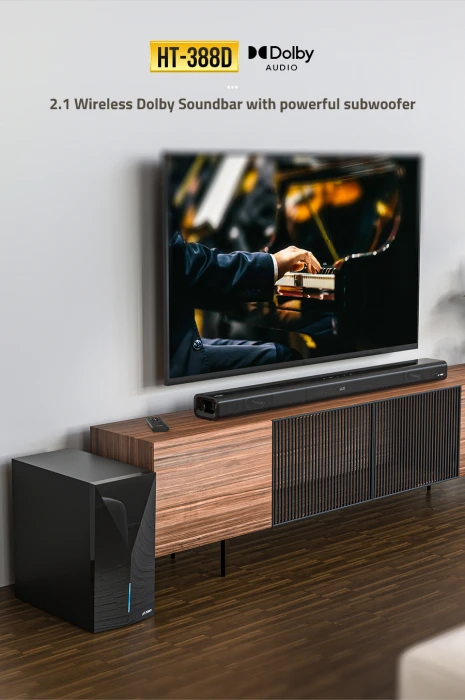 F&D HT-388D Wireless Soundbar 120W