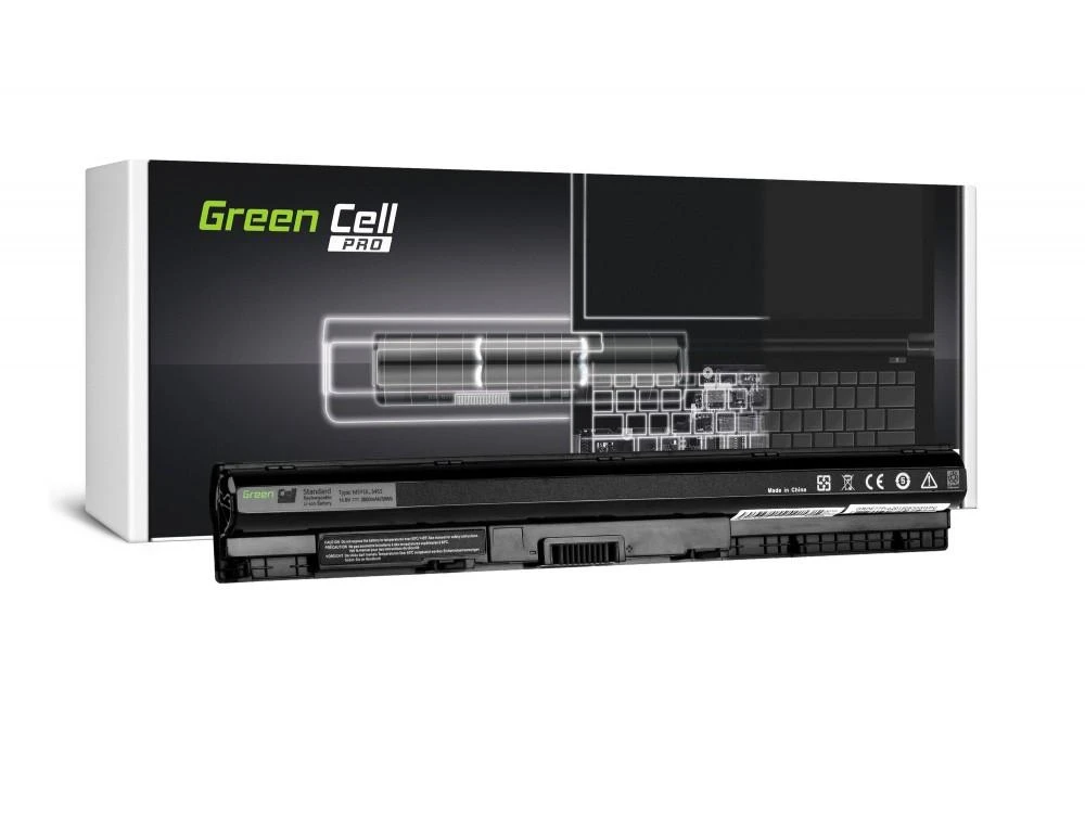 Батерия за лаптоп GREEN CELL, Dell Inspiron 14 3451, 15 3555, 3558, 5551, 5552, 5555, 5558, 17 5755, 5758, Vostro 3458, 3558, 14.8V, 2600mAh