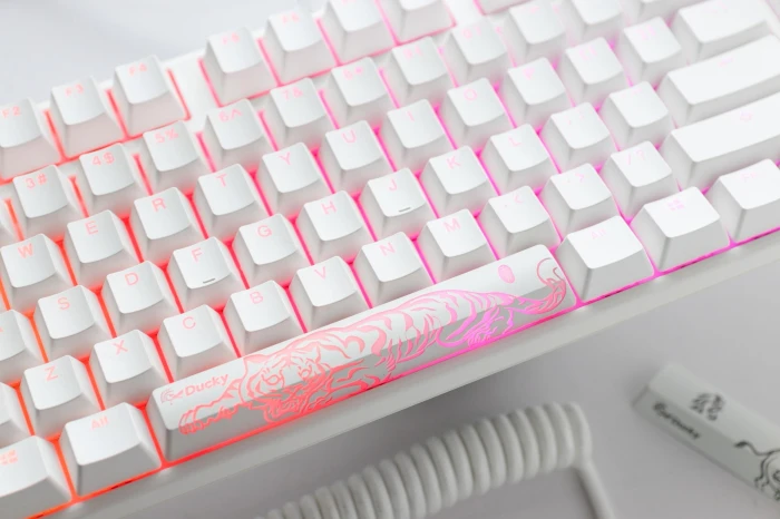 Ducky One 3 Pure White Full Size Hotswap Cherry MX Black