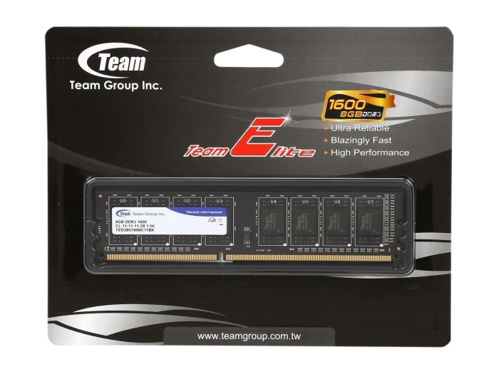 Team Group Elite 8GB DDR3 1600Mhz