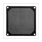 Evercool Филтър Fan Filter Metal Black - 80mm