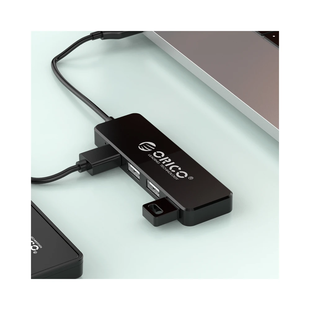 Orico хъб USB2.0 HUB 4 port Black - FL01-BK