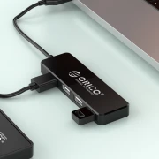 Orico хъб USB2.0 HUB 4 port Black - FL01-BK